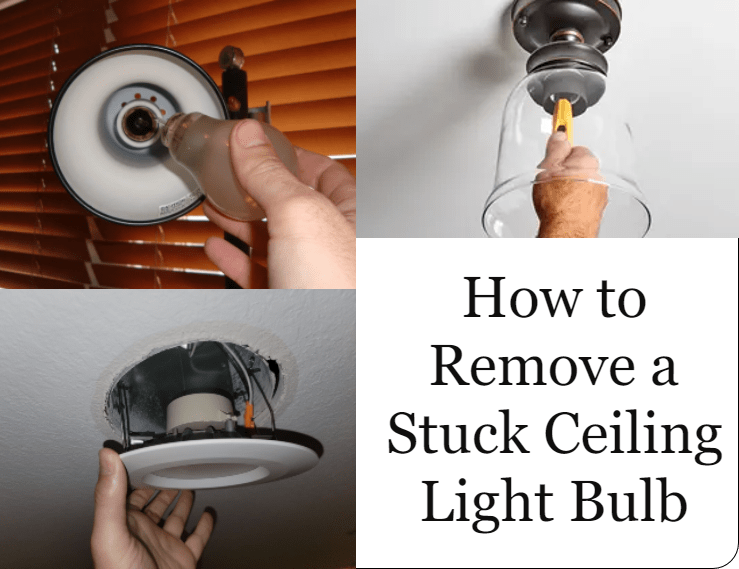 How To Remove A Stuck Ceiling Light Bulb 6 Ways - How Do You Remove A Stuck Ceiling Light Cover